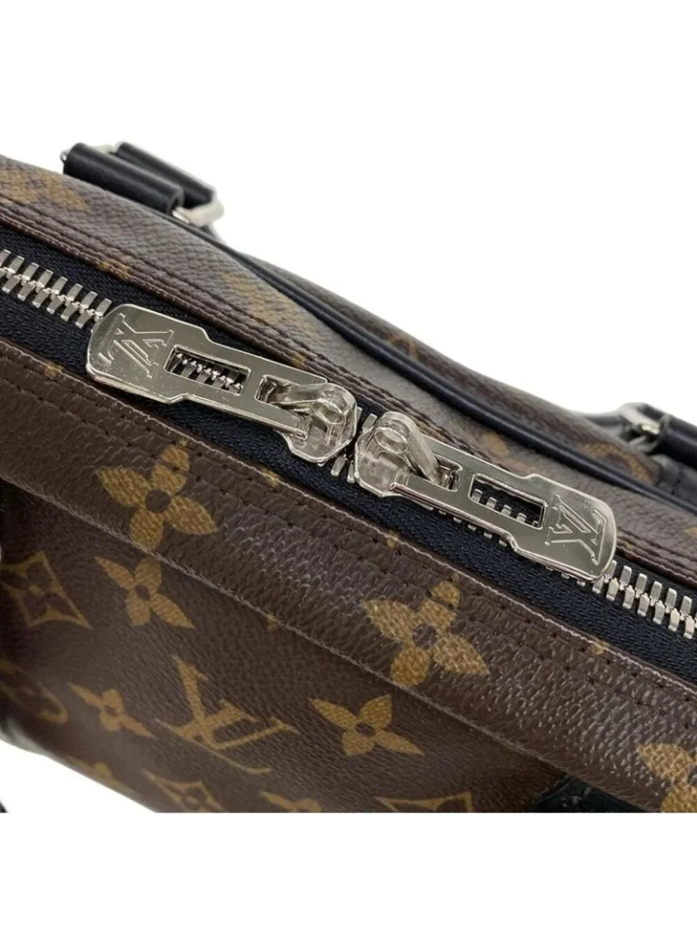 ★SOLD★ Louis Vuitton Business Bag Monogram Macassar Porte Documents Voyage - Picture 13 of 15